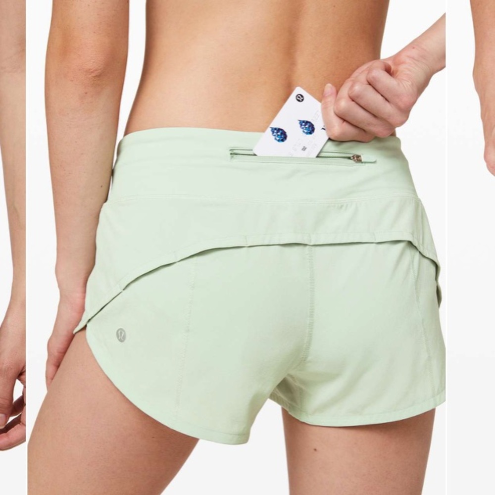 Lululemon Speed Up Short Mystic Mint Size 4